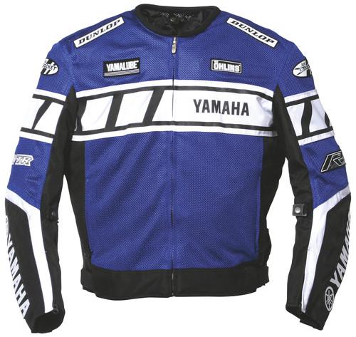 New joe rocket yamaha champion mesh jacket, blue/black, small
