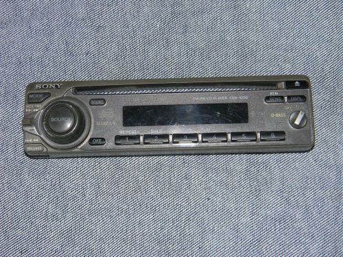 Sony radio cd  faceplate only model cdx-c710  cdxc710 tested good guaranteed