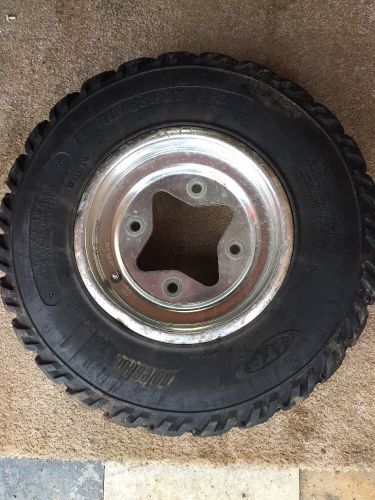 2 - 22x7-10 gbc xc-master atv front tires ( pair ) with rim