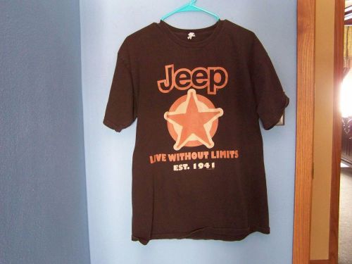 Jeep live without limits 1941 men's large t-shirt