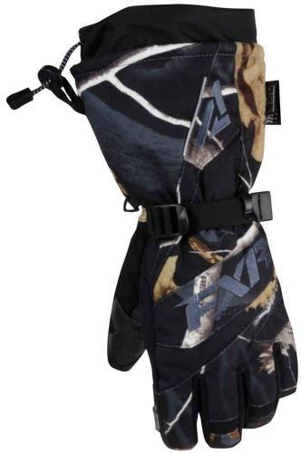 New fxr-snow fuel adult waterproof gloves, ap black, small/sm