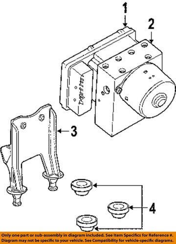 Mopar oem 68048306aa abs modulator/abs modulator valve