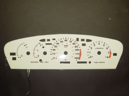 Performax glow gauge face 1995-99 dodge neon el9599neo