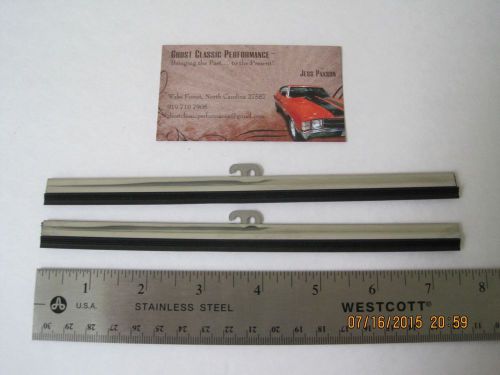 1928 - 1940 model a / custom 7-1/4”  stainless steel hook &amp; saddle wiper blade