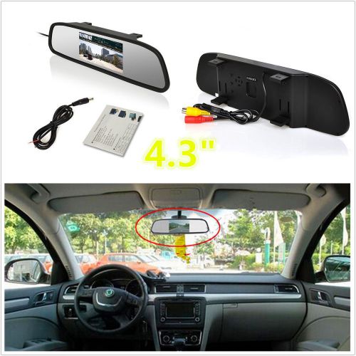 Purchase 4.3" TFT LCD Car Reverse Camera Rearview Mirror Monitor