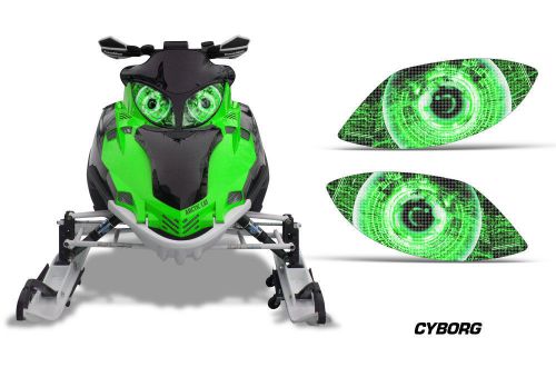 Amr racing arctic cat firecat sled snowmobile headlight stickers eye graphics cg