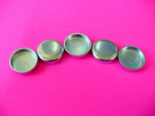 Fit amc auto 5pk 7/8" freeze expansion plugs zinc plated steel engine block nos