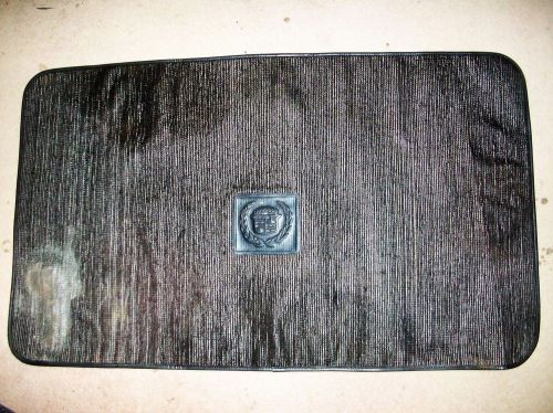77-90 cadillac eldorado deville fleetwood seville black carpet trunk mat 48&#034;x25&#034;
