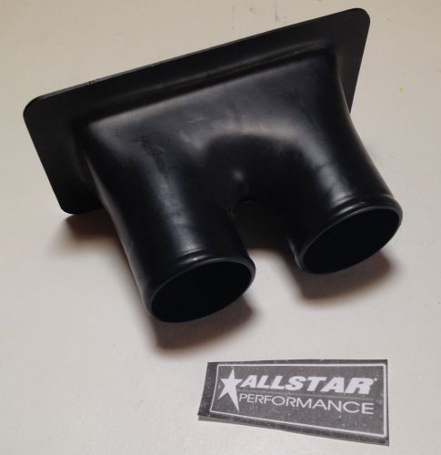 Allstar dual air ducts - straight universal (black)