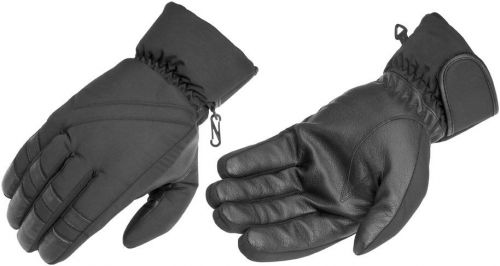 River road boreal touchtec leather gloves black