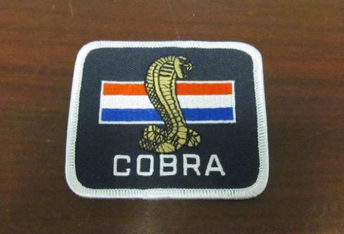 Cobra red/white/blue snake patch