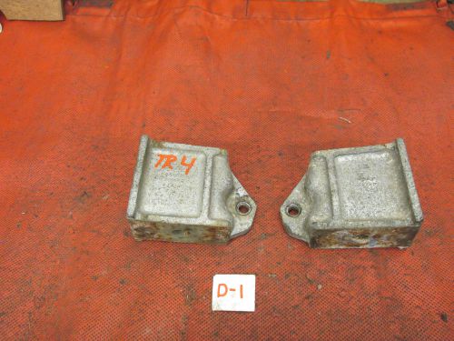 Triumph tr4, tr3, original rear shock link mounting &amp; spacer aluminum blocks, !!