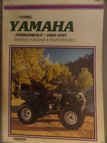 1989-1997 clymer yamaha timberwolfe manual
