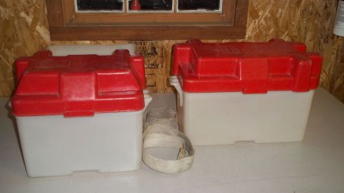 Marine/boat rubber queen marine line battery box(2)