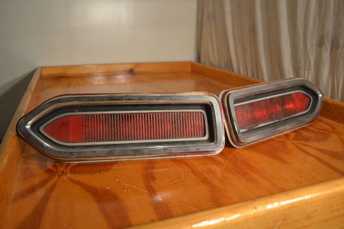 Pr 1970 plymouth satellite rh &amp; lh tail light assemblies