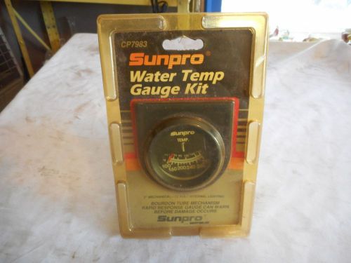 Purchase CP7983 Vintage 1990 Sunpro Black 2 Inch Water Temp Gauge Kit ...