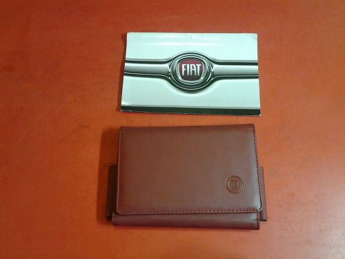 2014 fiat 500 l oem owners manual with case
