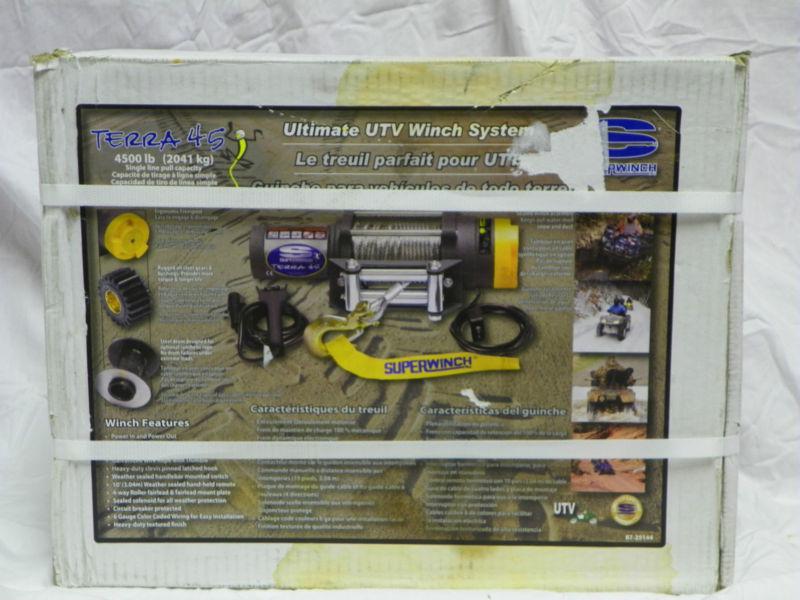 New superwinch 1145220 terra 45 4500lbs/2046kg with cable