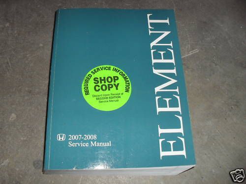 2007 2008 honda element service shop workshop repair manual oem factory honda