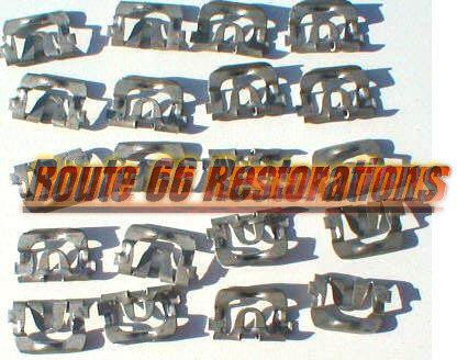 Chevelle malibu el camino chevy rear glass clips