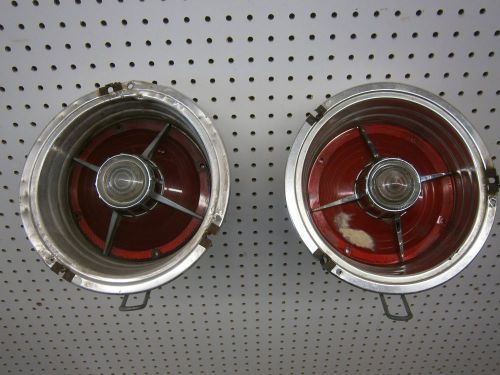 1963 ford galaxie tail light assemblies lh and rh with reverse lights oem