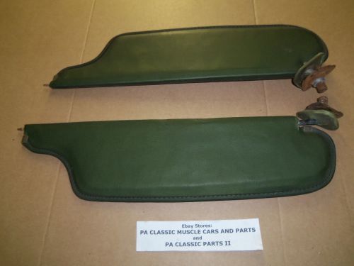 Original sun visors w/ brackets 70 71 aar cuda t/a challenger r/t 440-6 mopar