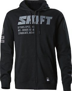 Shift draft 2017 mens zip up hoodie black