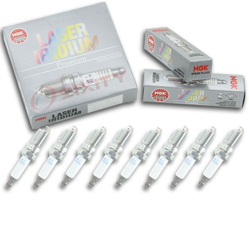 8pcs ngk 5599 laser iridium itr4a15 inboard marine spark plug tune up kit se wz