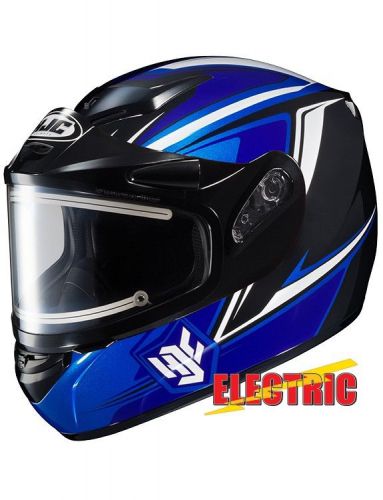 Hjc cs-r2 seca snow helmet w/electric shield blue/black