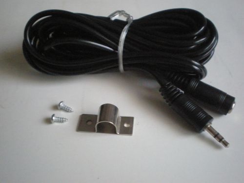 New 15 ft 3.5mm aux male to 3.5" aux female stereo cable- iphone, car, mp3