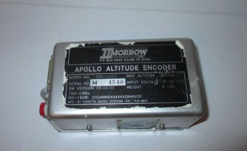 Rosetta micro systems iimorrow apollo altitude encoder 428-2003 ii morrow