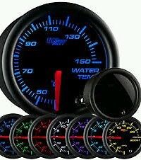 52mm glowshift white 7 color water temperature gauge - gs-w706