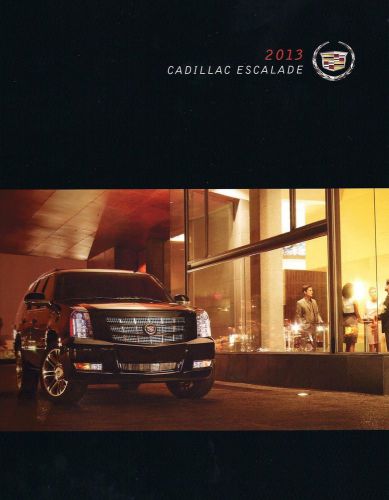 2013 cadillac escalade brochure ext esv platinum hybrid