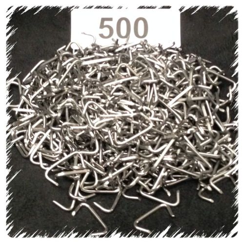 500 hog rings 3/4&#034; seat covers upholstery cages fences netting attachment usa