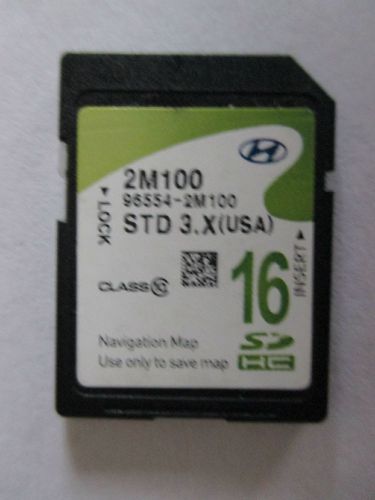 2013 2014 2015 hyundai genesis coupe navigation gps sd card map oem 96554-2m100