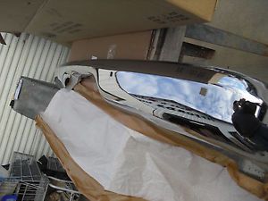 1955-1959 chevy gmc truck rear stepside bumper triple nickle chrome 55-17750-s