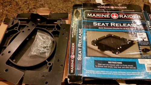 Boat seat mount flat swivel marine raider academ/removable quick release bracket