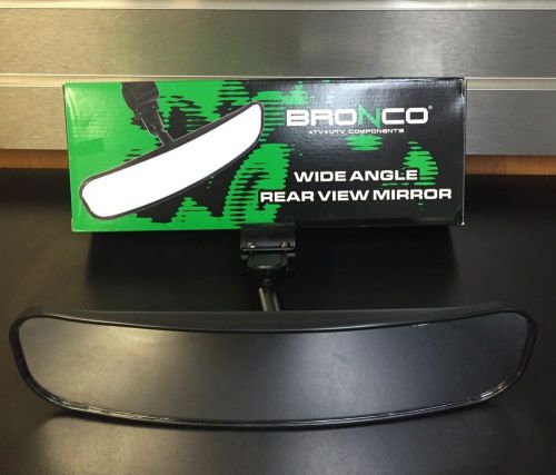 Extra wide utv rear view mirror 1.5&#034; - 1.75&#034; honda polaris ranger rzr kawasaki