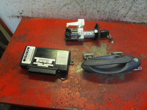 03 01 00 04 05 02 saab 9-5 twice control module 5262761 &amp; ignition switch w key