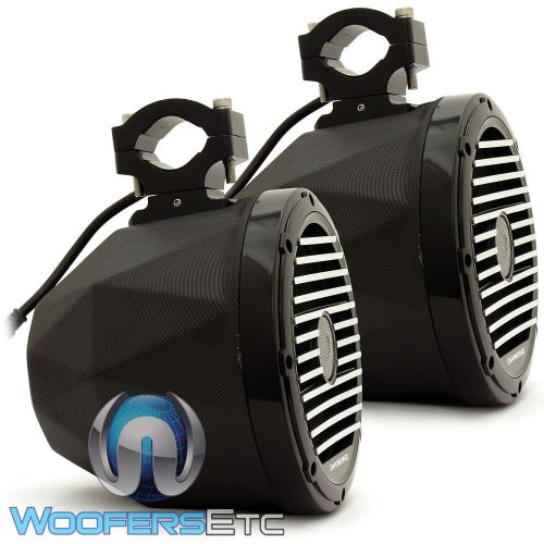 Diamond audio hxm8podb black 8&#034; marine boat tower pod motorsports speakers new