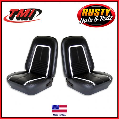 67 camaro bucket seat covers upholstery + rear bench deluxe tmi usa