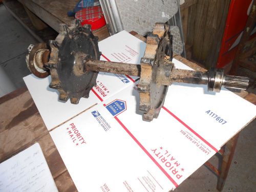 1980 moto ski 503 gps snowmobile: track drive shaft assembly