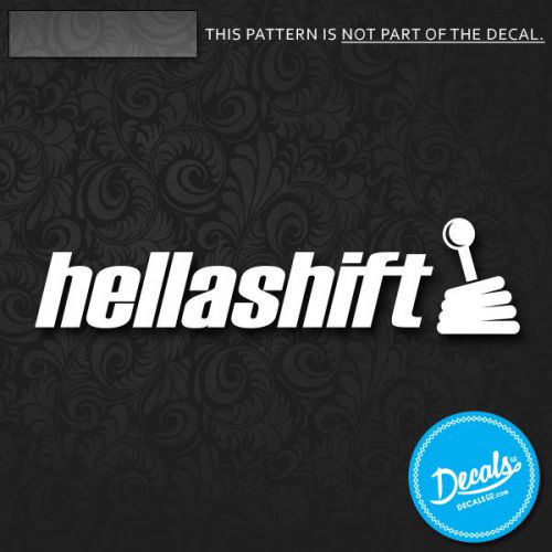 New hella shift vinyl decals stickers (6&#034;) jdm euro racing vw
