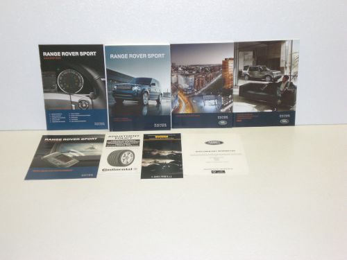 2013 range rover sport super charged owner&#039;s manual with case
