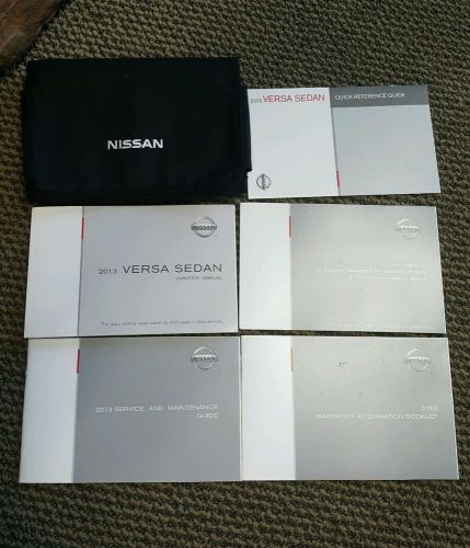 2013 nissan versa sedan owner&#039;s manual