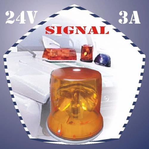 Car warning revolving rotator flashing amber halogen light beacon
