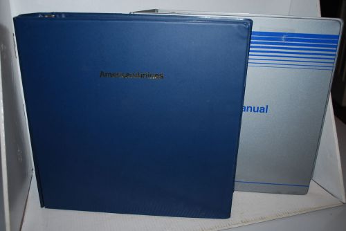 2 ea. american airlines operating manuals 747/757/767 original issue 1976/89