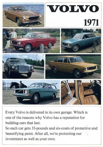 Volvo 1971 dealer brochure