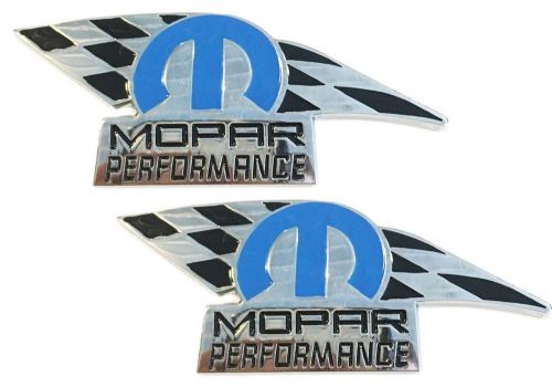 X2 new mopar performance emblem replaces oem chrysler dodge jeep ram 82214234