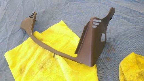 96-02 ford expedition/ navigator dash lower center console trim bezel floor- tan